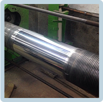 hard-chrome plating long bar